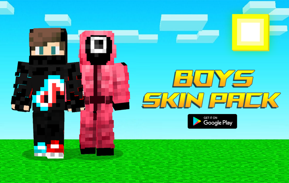 Boys Skins for Minecraft - Image screenshot of android app