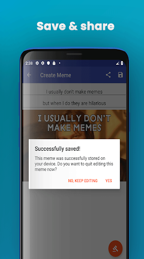 Meme Creator - Funny Memes - Image screenshot of android app