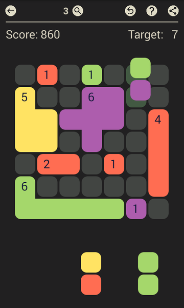 D۷: pack the colored Dominoes - عکس بازی موبایلی اندروید