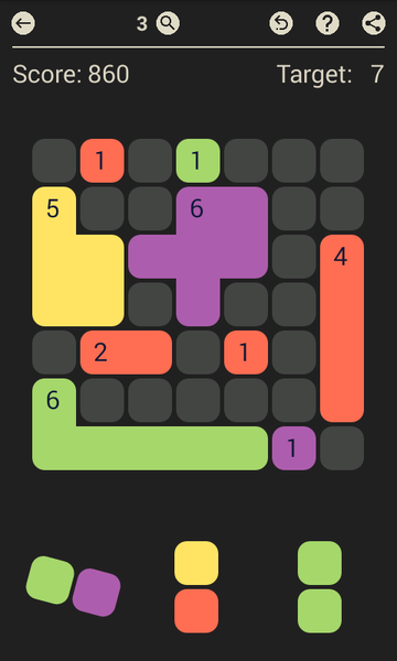 D۷: pack the colored Dominoes - عکس بازی موبایلی اندروید
