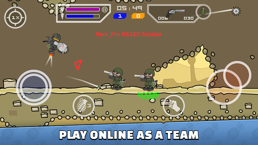 Mini Militia - War.io - Gameplay image of android game