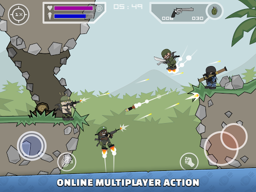 Mini Militia - War.io - Gameplay image of android game