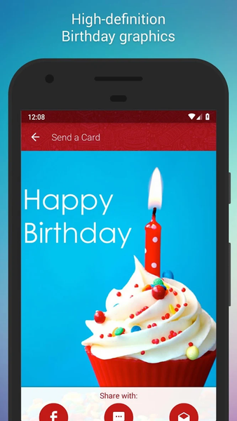 Birthday Cards & Greetings - Image screenshot of android app