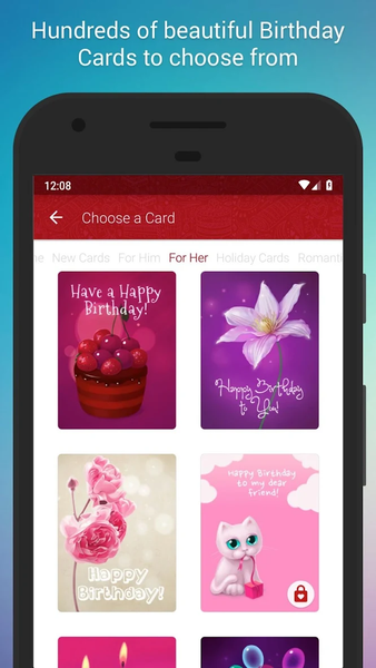 Birthday Cards & Greetings - Image screenshot of android app