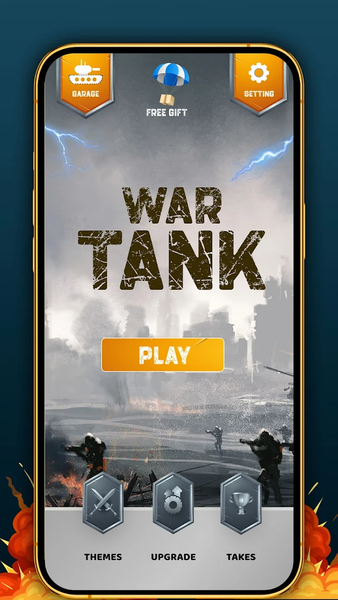 War Tank : Bomb Blast - Gameplay image of android game