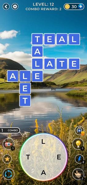 اتصال جدول کلمات - Gameplay image of android game