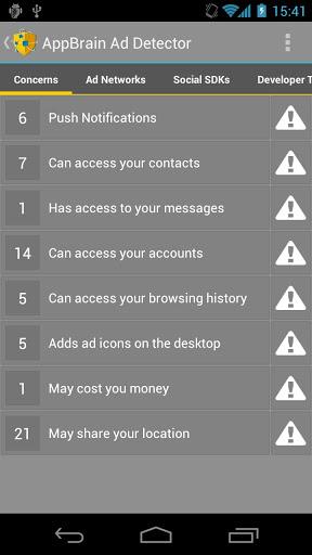 AppBrain Ad Detector - عکس برنامه موبایلی اندروید