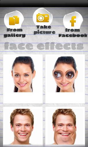 Funny Face Effects - عکس برنامه موبایلی اندروید