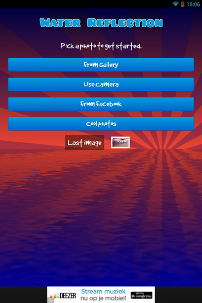 Water Reflection - Image screenshot of android app