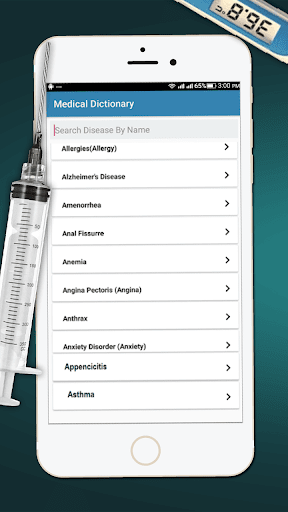Medical Dictionary - عکس برنامه موبایلی اندروید