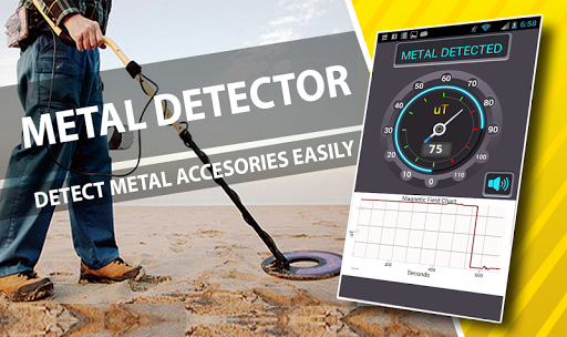 Gold & Metal Detector HD - عکس برنامه موبایلی اندروید