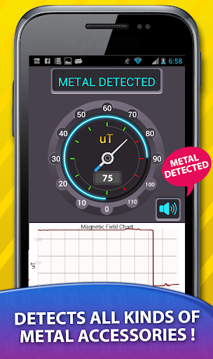 Gold & Metal Detector HD - عکس برنامه موبایلی اندروید