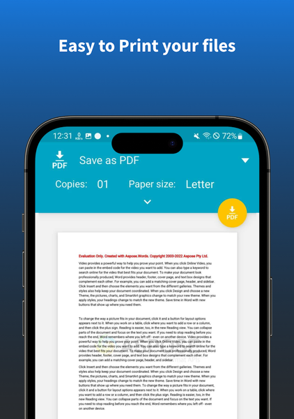 Docx Reader Word Office viewer - Image screenshot of android app