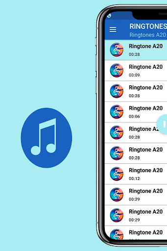 Ringtones Galaxy A20 Sound - عکس برنامه موبایلی اندروید