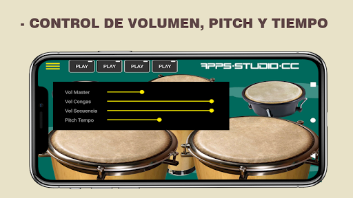 Congas for Play - Image screenshot of android app