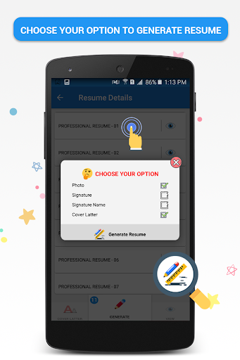 Resume Builder & CV Maker PDF - عکس برنامه موبایلی اندروید