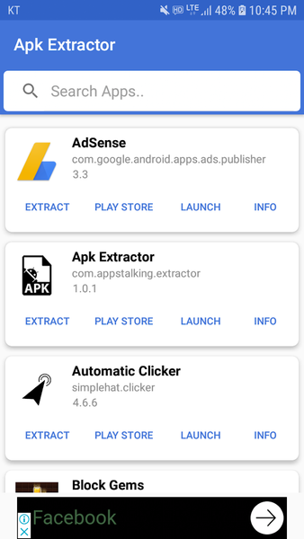 APK Extractor - عکس برنامه موبایلی اندروید