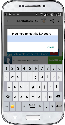 Classic Big Keyboard - Image screenshot of android app