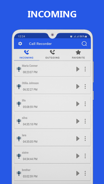 Automatic Call Recorder - عکس برنامه موبایلی اندروید