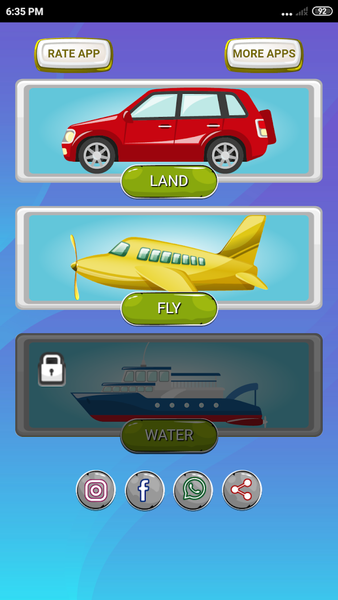 Kids Vehicle Academy - عکس بازی موبایلی اندروید