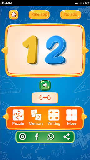 Learn Numbers in English - Image screenshot of android app