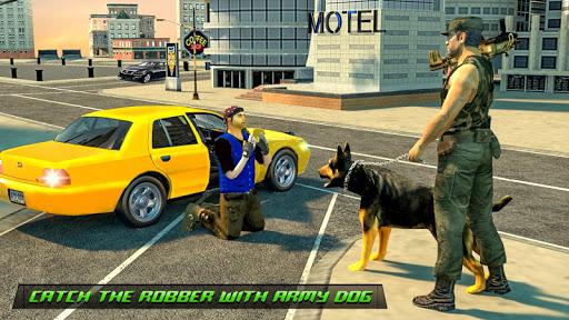 US Army dog chase simulator – army shooting games - Image screenshot of android app