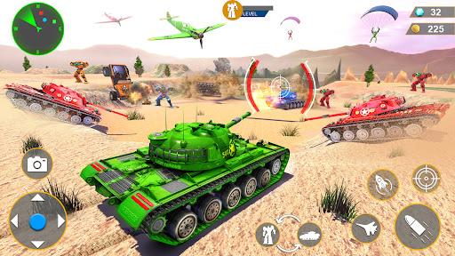 Army Bus Robot Car Game ۳d - عکس بازی موبایلی اندروید
