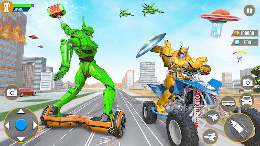 Army Bus Robot Car Game ۳d - عکس بازی موبایلی اندروید