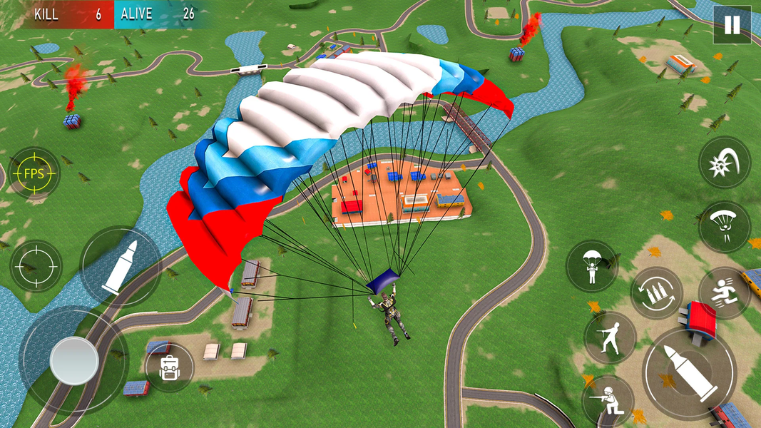 Max Fire Battlegrounds Offline - عکس بازی موبایلی اندروید