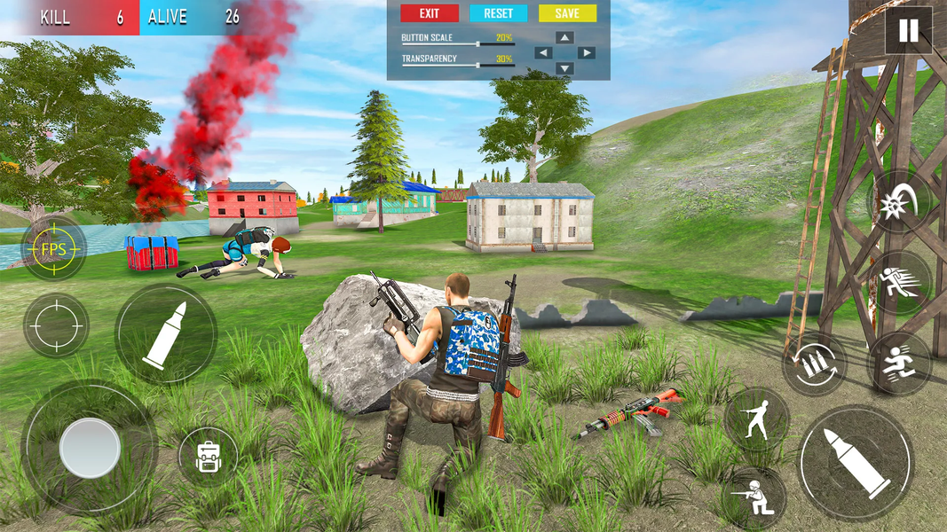 Max Fire Battlegrounds Offline - عکس بازی موبایلی اندروید