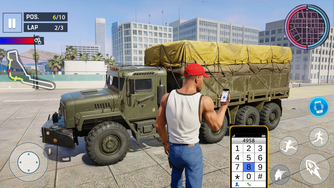 Open World Bike Drive Game ۳D - عکس بازی موبایلی اندروید