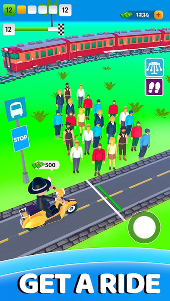 Bike Taxi - Crazy Bike Rider - عکس بازی موبایلی اندروید