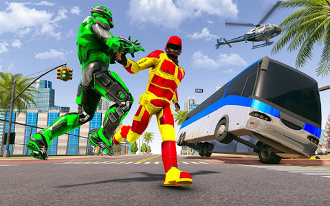 Boss Robot hero - Robot Game Crime City - عکس بازی موبایلی اندروید