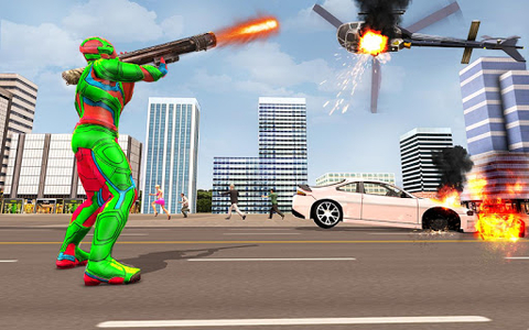 Boss Robot hero - Robot Game Crime City - عکس بازی موبایلی اندروید