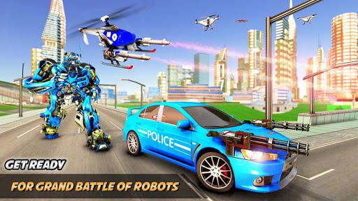 Drone Robot Car Transform Robot Transforming games - عکس بازی موبایلی اندروید