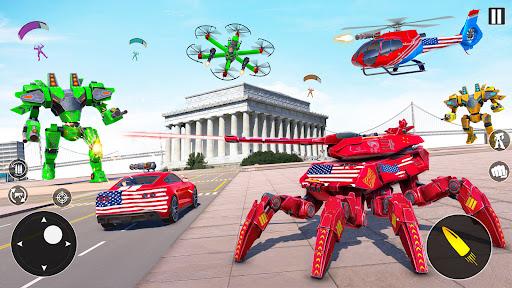 Spider Mech Wars - Robot Game - عکس بازی موبایلی اندروید