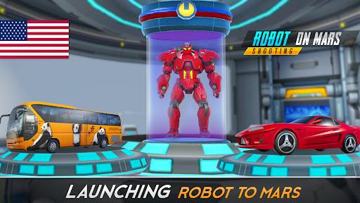 Mars Battle: Bus Robot Game 3D - Image screenshot of android app