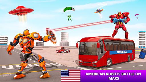 Mars Battle: Bus Robot Game 3D - Image screenshot of android app