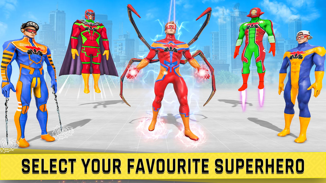 Octopus Rope Hero – Crime City - عکس برنامه موبایلی اندروید