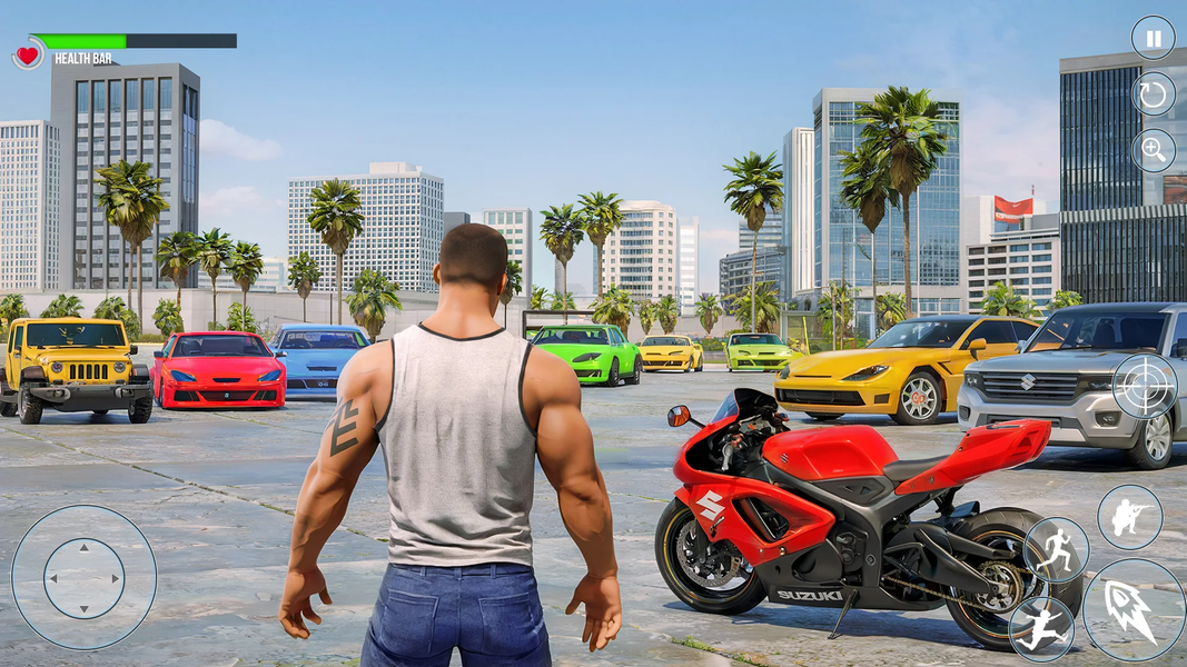 Gangster World: Car Driving ۳D - عکس بازی موبایلی اندروید