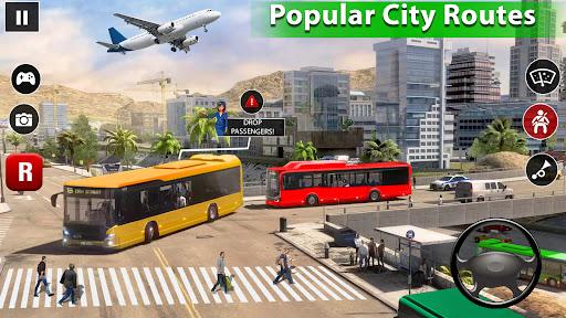 Coach Bus Driving Simulator 3D - Gameplay image of android game