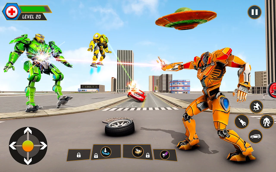 Spaceship Robot Bike Game 3d - عکس بازی موبایلی اندروید