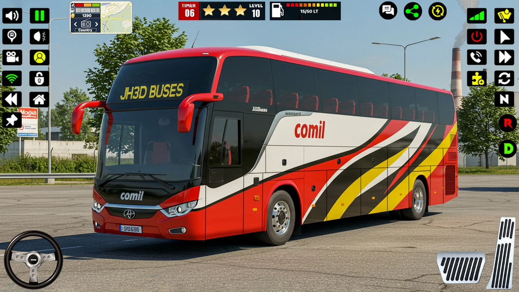 US Bus Simulator - Bus Games - Gameplay image of android game