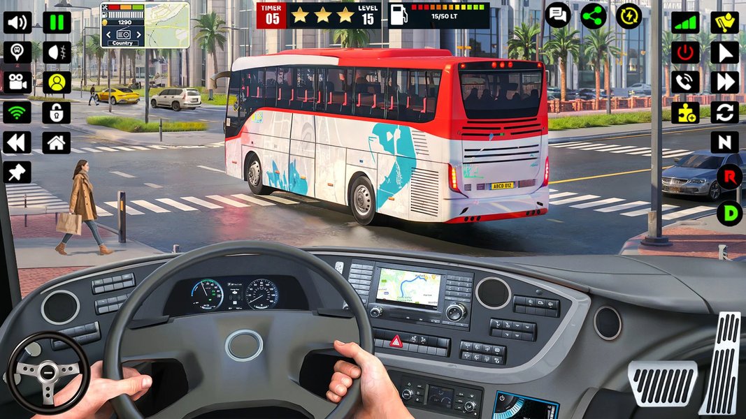 US Bus Simulator - Bus Games - Gameplay image of android game