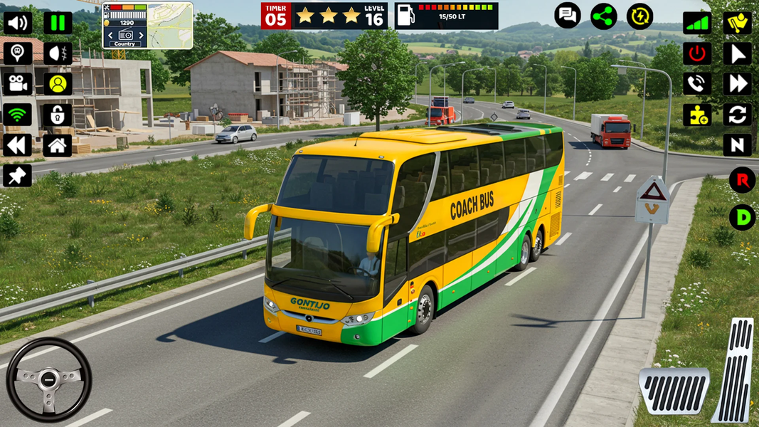 US Bus Simulator - Bus Games - Gameplay image of android game