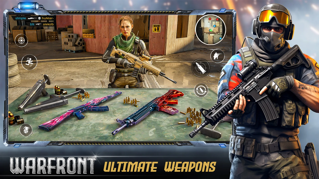 Warfronts Mobile – FPS Shooter - Gameplay image of android game