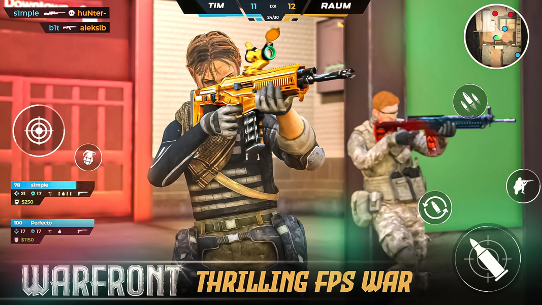 Warfronts Mobile – FPS Shooter - عکس بازی موبایلی اندروید