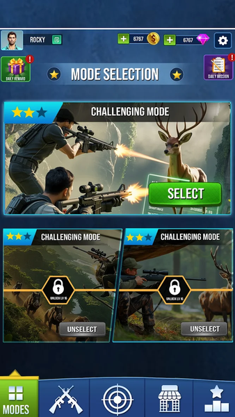 Sniper Hunting - Wild Hunt - Gameplay image of android game