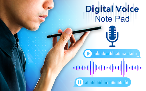Digital Voice Note Pad - Image screenshot of android app