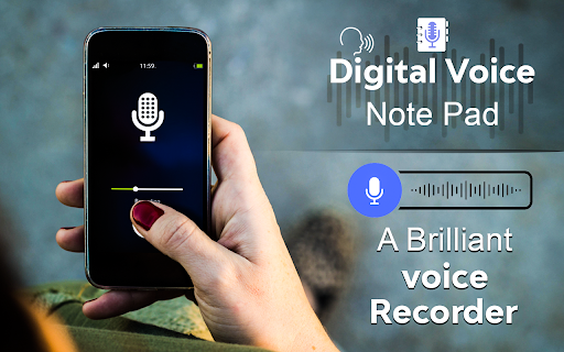 Digital Voice Note Pad - Image screenshot of android app